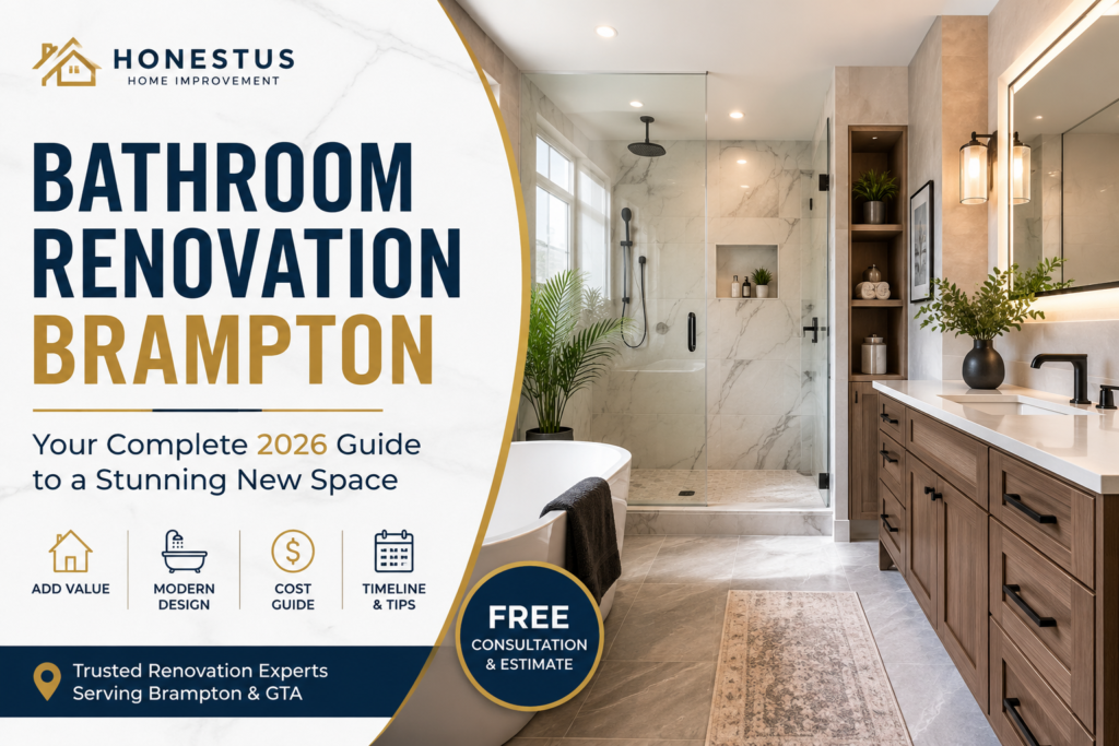 Bathroom Renovation Brampton: Your Complete 2026 Guide to a Stunning New Space